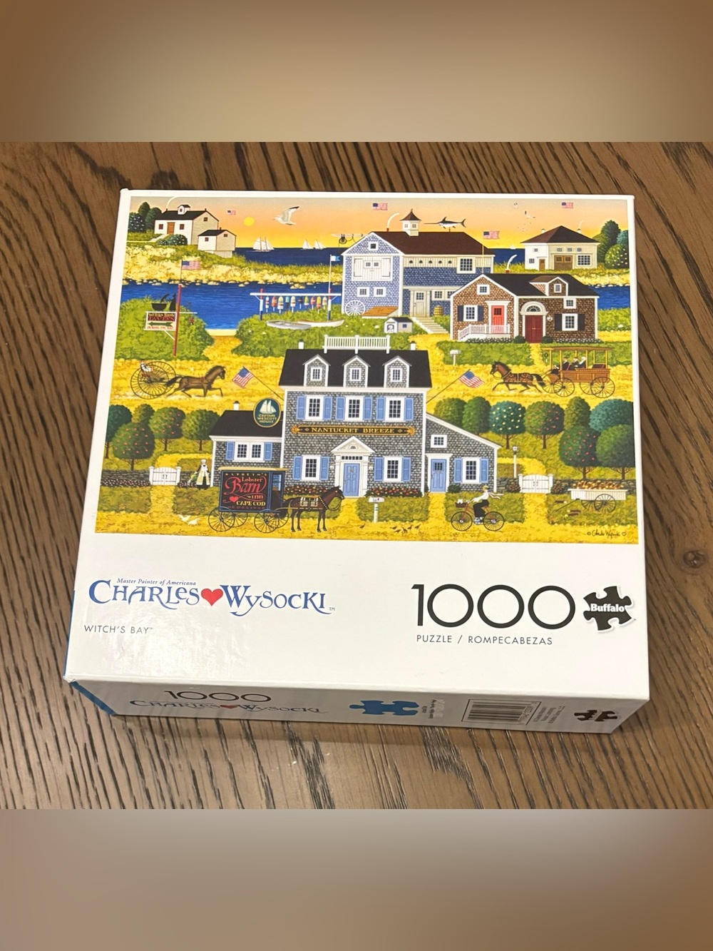 NEW Charles Wysocki - Witch's Bay,
1000 Piece Puzzle, Buffalo Games, Sealed